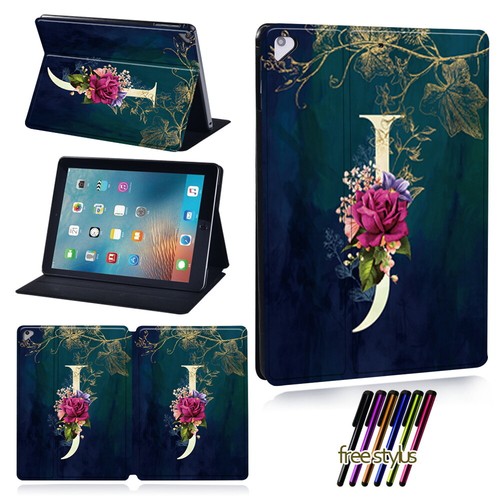 Funda de cuero PU iniciales para Apple iPad 23456789 10 11ª generación A16 2025 + bolígrafo - Imagen 18 de 34