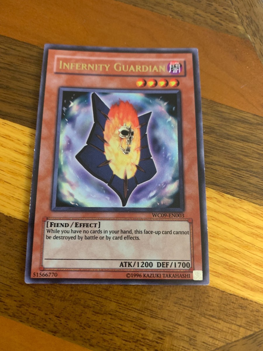 Infernity Guardian WC09-EN003 Unlimited Edition Ultra Rare LP +