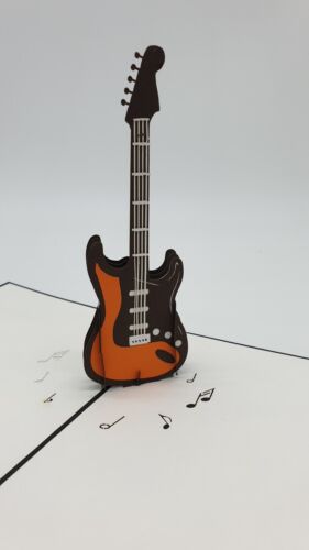 3D POP UP Karte E Gitarre Rock Am Ring Konzert Musik Festival Wacken - Bild 2 von 6