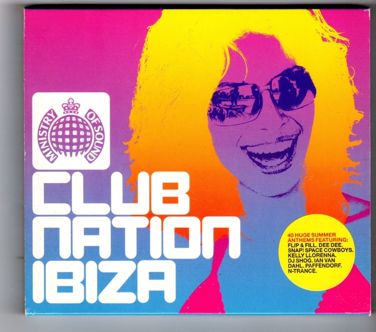 (HK375) Club Nation Ibiza, 40 tracks various artists - 2002 double CD