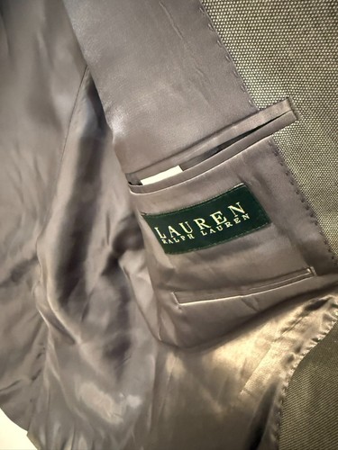 Boy's Size 20 R Lauren Ralph Lauren Light Grey Suit Jacket Blazer - Picture 3 of 8