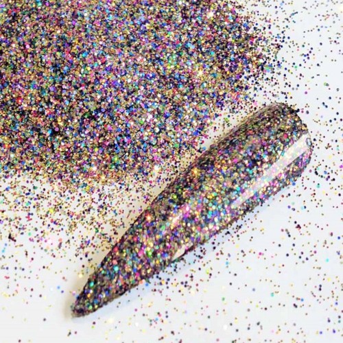 NAIL ART GLITTER CRAFT GLITTER 008 ULTRA FINE XMAS RESIN GLITTER MIXES 💛❤️ - Picture 30 of 52