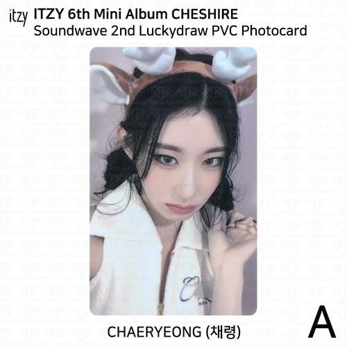 Tarjeta fotográfica ITZY 6º mini álbum Cheshire Soundwave 2º sorteo de la suerte versión benéfica - Imagen 3 de 52