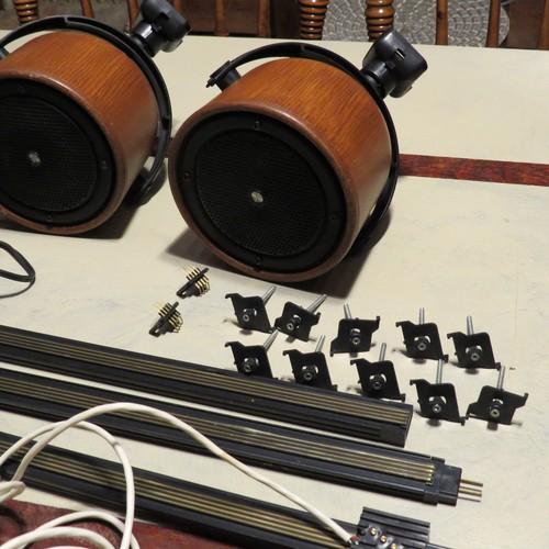 RARE Vintage 1981 TRAKKER Speakers Ramco, Inc - Track-mounted, Complete Set! - Picture 2 of 16