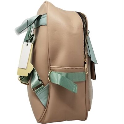 Blush pink cream and mint green Backpack purse | eBay