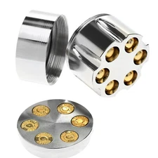 4cm Zinc Alloy Smoke Herbal Herb Crusher Cigar Tobacco Spice Grinder Hand Muller