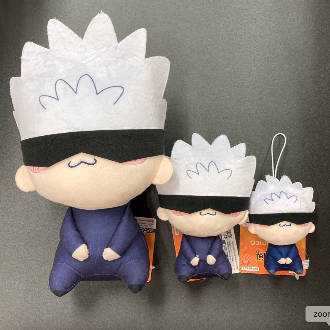 Jujutsu Kaisen gojo Mochipiko Plush doll set | eBay