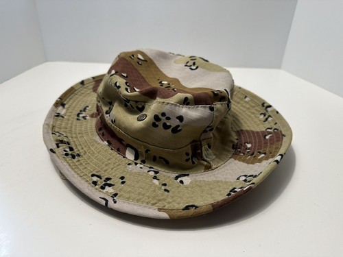 Military Desert Camo Hat Neck String Snap Brim Sun Fishing Outdoors Lightweight - Picture 2 of 6