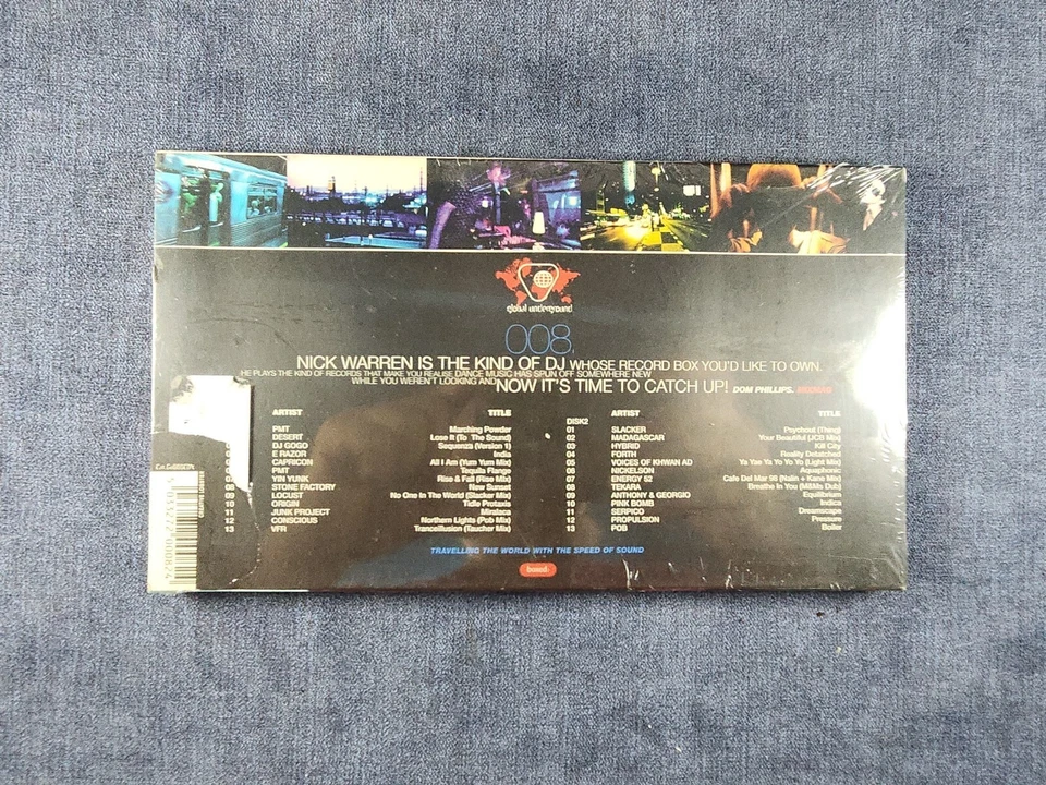 Nick Warren Travelogue- Global Underground 8: Nick Warren Live In Brazil CD u-1H - Image 2 of 4