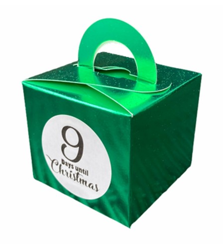 24x Hágalo usted mismo Calendario de Adviento Cajas + Etiquetas Llénese Navidad Cuenta Regresiva Color - Imagen 13 de 15
