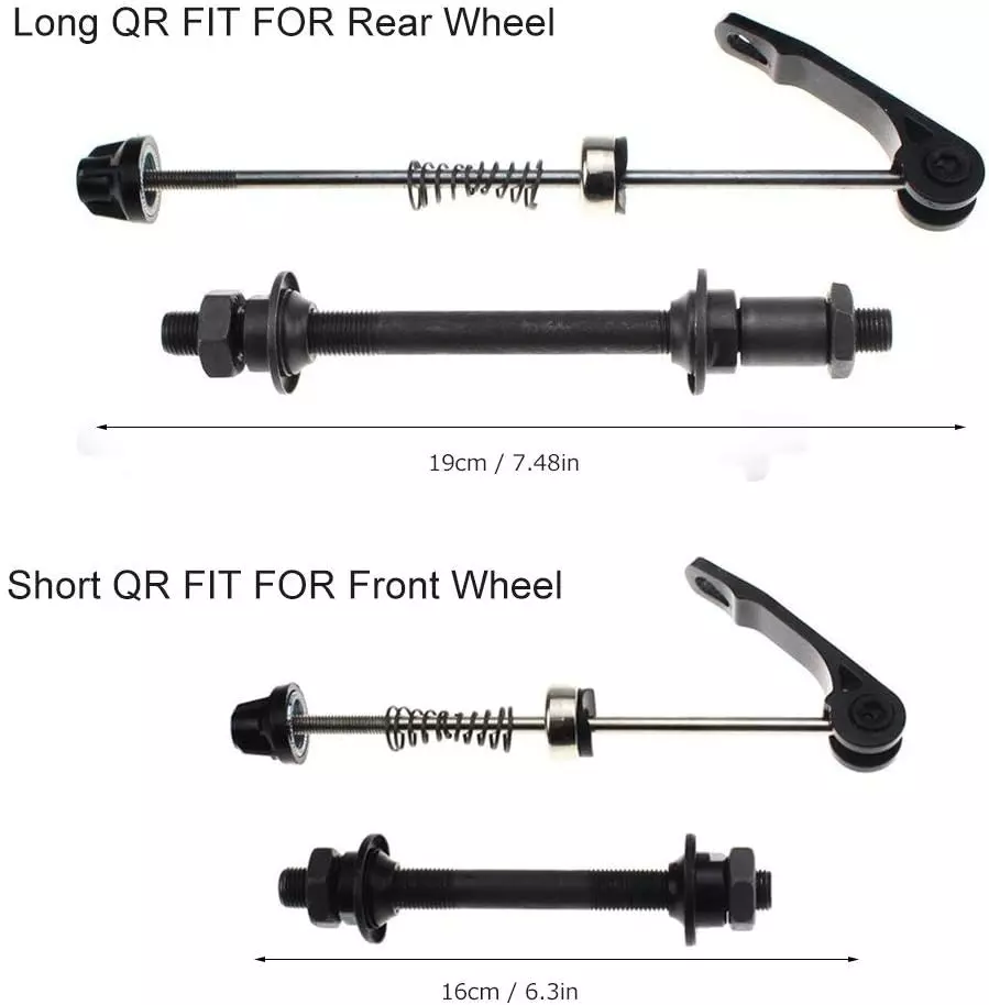 Mountain bike quick release rear axle new arrivals