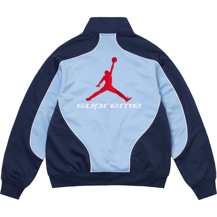 Size XLarge - Supreme Jordan Tricot Track Jacket Blue Size XLarge - Supreme Jordan Tricot Track Jacket Blue