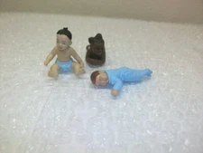 Set of 3 Babies Safari Ltd Toob Miniature figures people baby humans toddler 