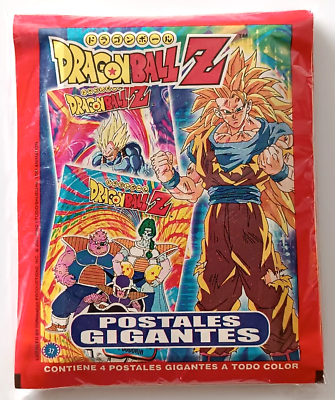 2000 DRAGON BALL Z Postcards Navarrete - 10 Sealed Packs Peru