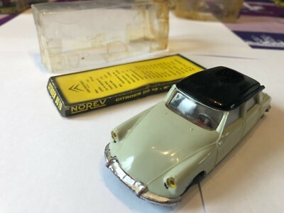 Miniature Norev 1/43 Citroën DS 19 N°48 - Beige - Collection France