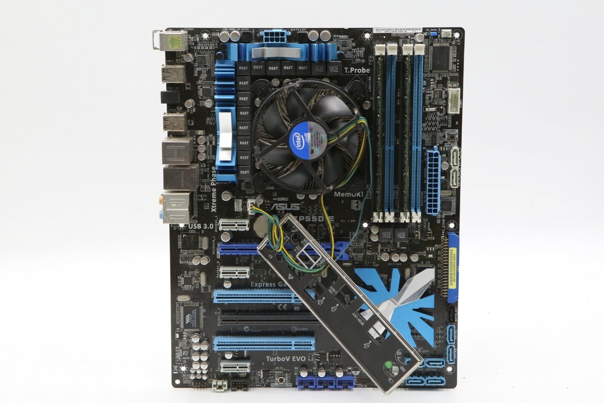 Asus P7P55D LGA1156 ATX Motherboard + IO + Intel Core i5-670 3.46