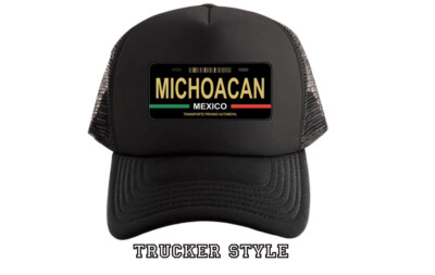 Michoacán Mexico (trucker style) Snapback Hat, Custom UNISEX