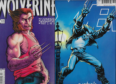 UNCANNY X-MEN #395 (2001) + WOLVERINE #167 NEWSSTAND WINDSOR SMITH COVER LOT