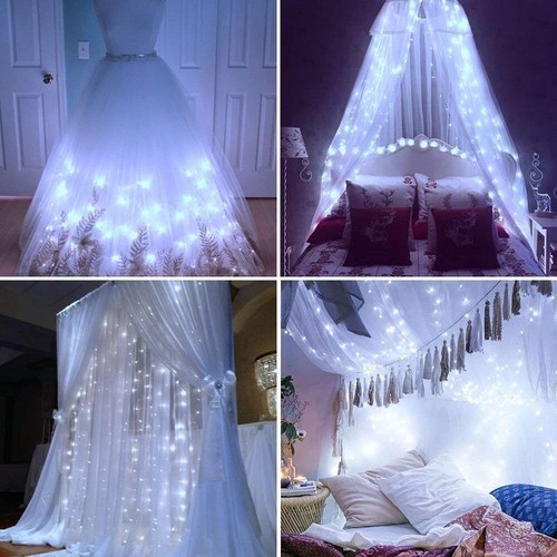String Lights Combo - Pink & White, 51 Feet Fairy Light Decor pack of 2 - Picture 18 of 22