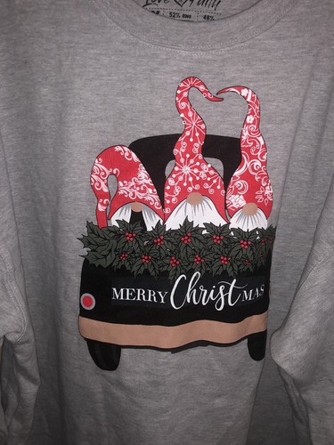 Women's Plus Love In Faith Gnome Merry 