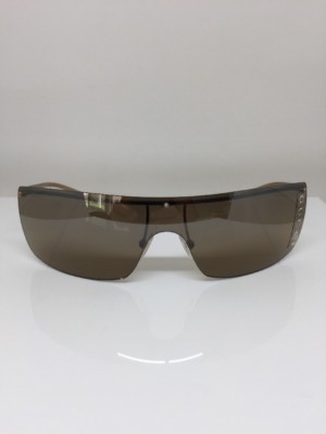 GUCCI　グッチ　サングラス　GG2681/S　ブラウンレンズ　ゴールド New Authentic Gucci 2681 Shield Sunglasses GG 2681/S C. 577