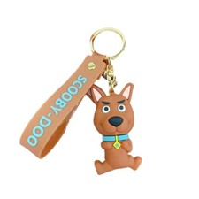 Scooby Doo Cartoon 3D Character Silicone Keychain