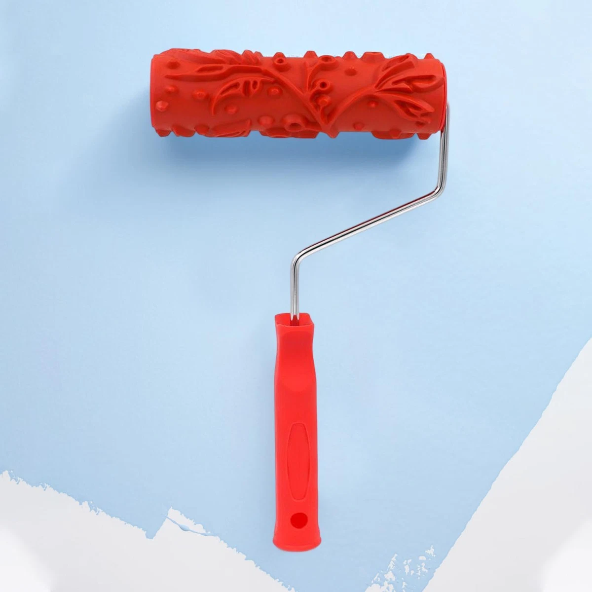 Patterned Paint Roller Decorative Classic Embossing Texture Rubber