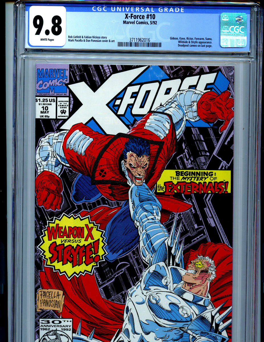 X-Force #10 CGC 9.8 1992 Marvel 1st Externals Amricons E4 | eBay