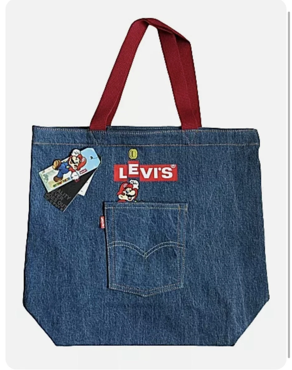 Levis x Super Mario Collaboration New Denim Tote Bag | eBay