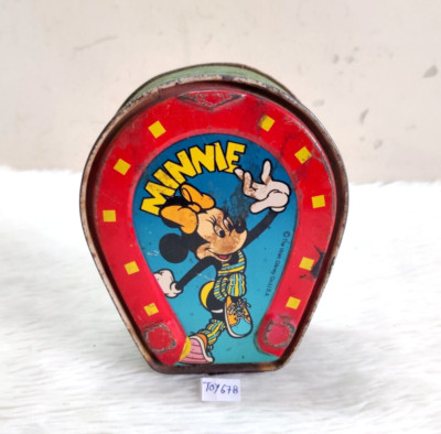 Vintage Sparbox aus Blech Mickey & Minnie Walt Disney Co. Kinder USA TOY678
