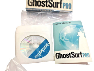 Ghost surf pro PC New Sealed in box.pc 95/98/me/nt/2000/xp  Mint in Box