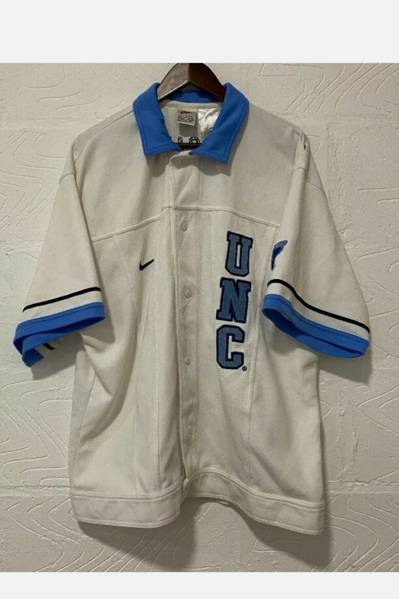 SACAI X NIKE Nike UNC North Carolina Tar Heels Shooting Shirt Warm Up Jacket taglia XL vintage