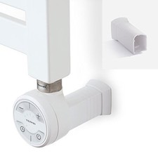 Terma MOA White Thermostatic Electric Element for Heated Towel Rail Radiator