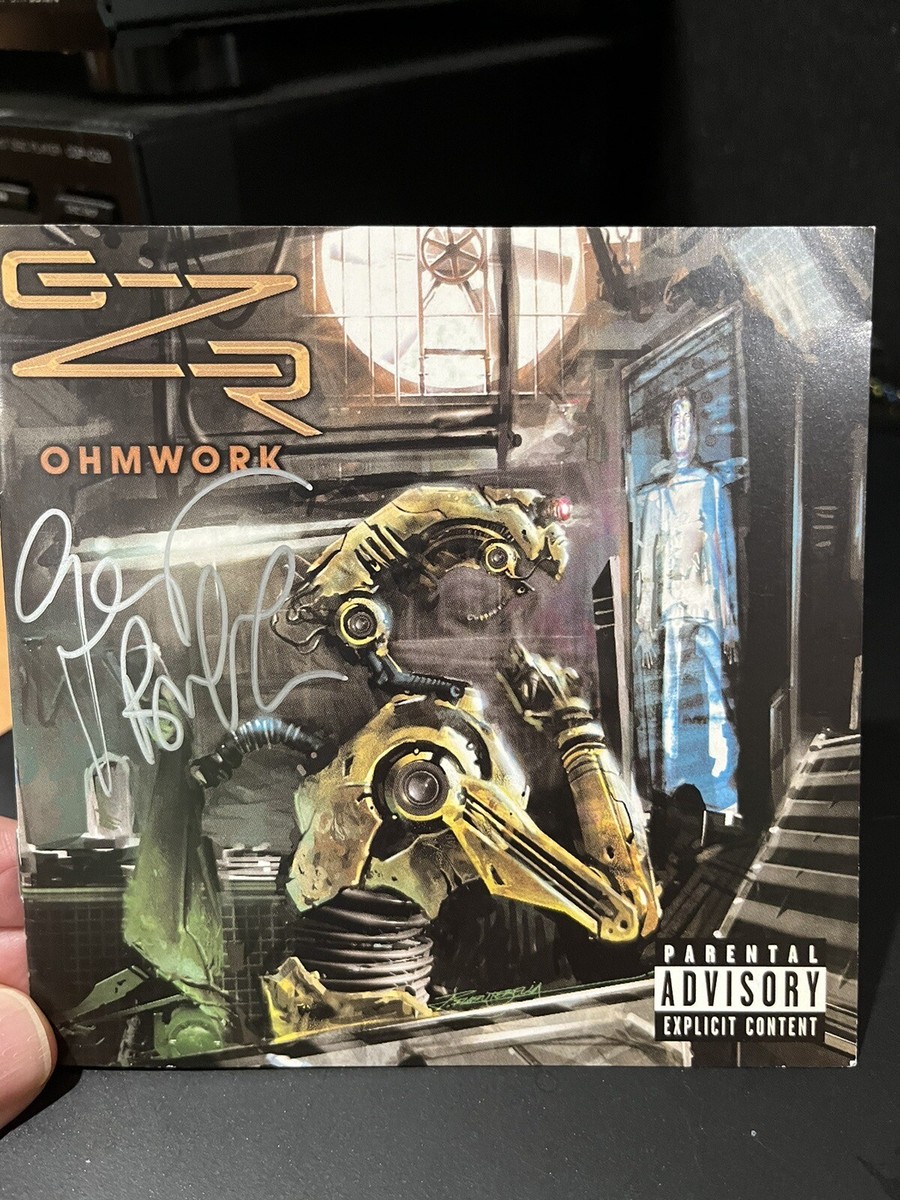 Geezer Butler GZR Ohmwork Black Sabbath Signed CD Cover (Ozzy