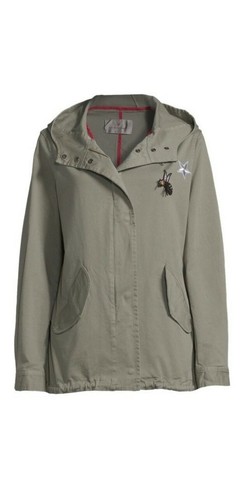 Fuchs Schmitt Parka Jacke Übergangsjacke Khaki Damen Gr. M *NEU* NP 200€ Kapuze