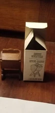 VINTAGE NIB CONCORD MINIATURES DOLLHOUSE MINIATURE WOOD SEWING STAND CABINET