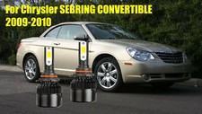 Led Sebring Convertible 2009-2010 Headlight Kit 9006 Hb4 Cree Bulbs Low Beam