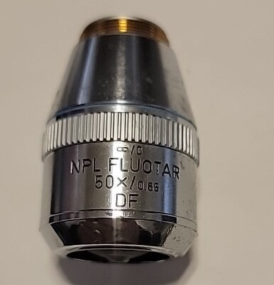 Leitz Wetzlar NPL Fluotar 50x/0.85 DF Microscope Objective