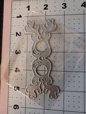 Herramienta troquelada de metal delgada universal soporte para piruleta de reno clase alce de Navidad