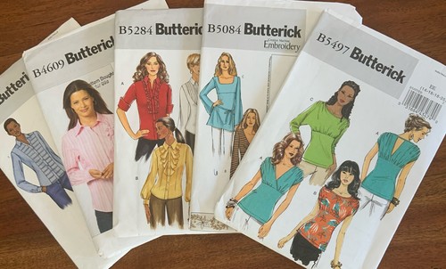 Butterick Blouse Sewing Patterns B5497, B5084, B5284, B4609, 4023 - Picture 2 of 12