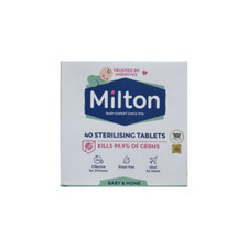 Milton Sterilising Tablets - 40 - Sterilises In 15 Mins