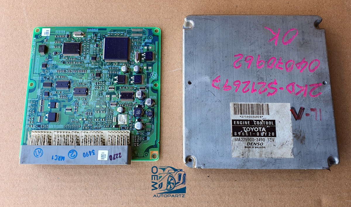 Toyota VIGO 89661-0KY20 engine computer unit Ecu Ecm oem jdm
