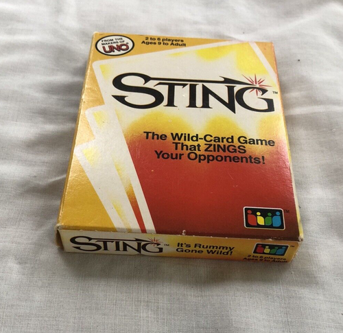 1984 Vintage IGI Games STING Rummy Card Game Open Box Sealed Decks of Cards - Picture 11 of 11