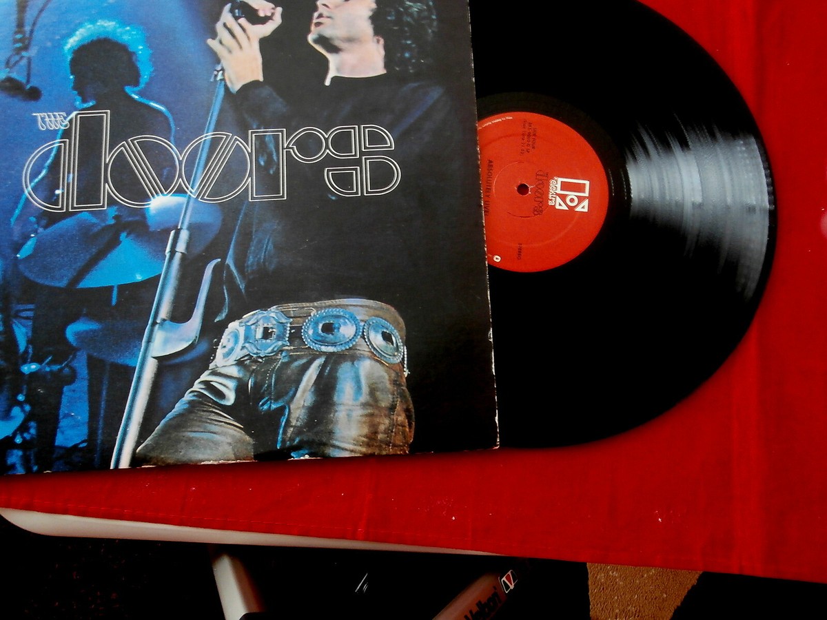 DOORS~ ABSOLUTELY LIVE~ 2 LP SET~ RED LABEL~ ELEKTRA RECORDS
