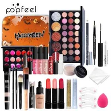 Halloween Stage Makeup Eyes Face Blush Lips Eyeshadow Palette Women Set Gift Box