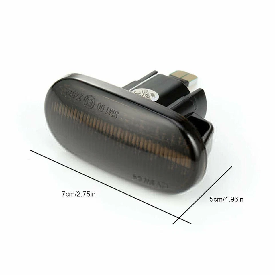 Luz intermitente de señal de giro marcador lateral dinámico de humo para HONDA S2000 2000-2009 Foto 4 de 4