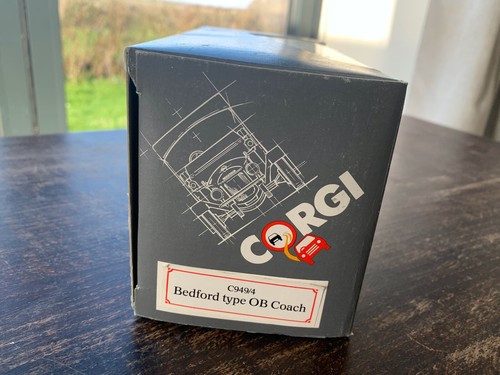Corgi Classics D949/4 Bedford OB Coach Grey Cars Torquay Boxed Diecast Model - Foto 6 di 9