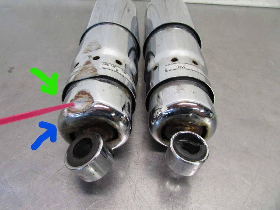 Amortiguador trasero 207 I Honda VTX 1800 C 2003 OEM (DOS) Foto 3 de 4