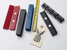 Bench Vise Soft Jaws (3) and V-Blocks (1), Super Strong Rare Earth Magnets