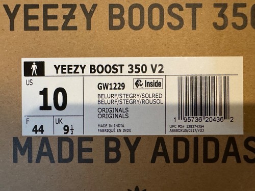 adidas Yeezy Boost 350 V2 Beluga Reflective – US 10 – Brand New – GW1229 - Picture 6 of 6